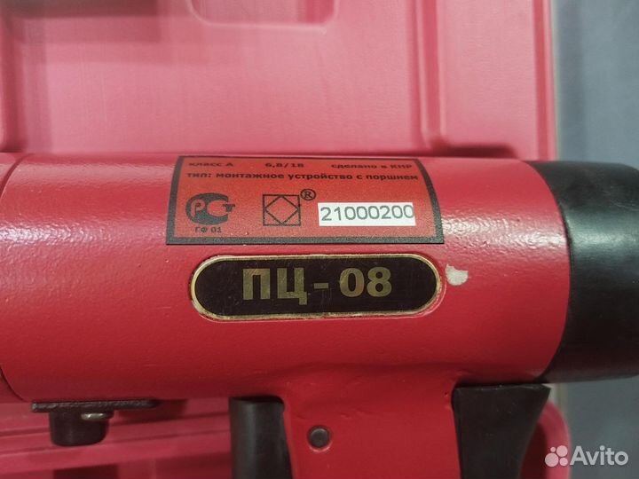 Монтажный однозарядный пистолет мисом пц-08