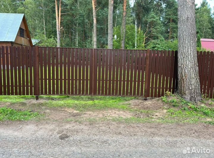 Металлические заборы