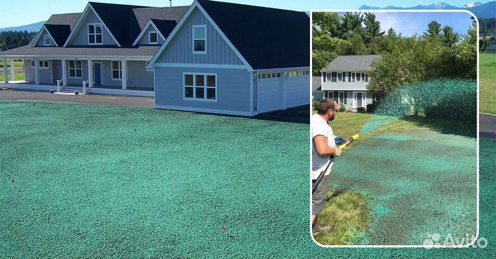 Гидропосев газона