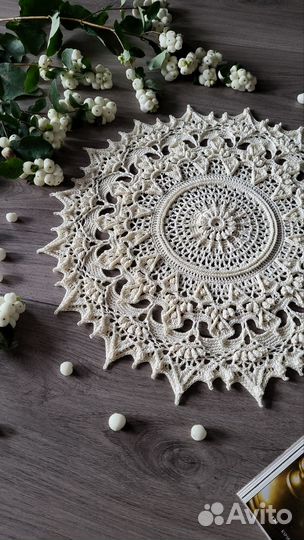 Салфетка крючком