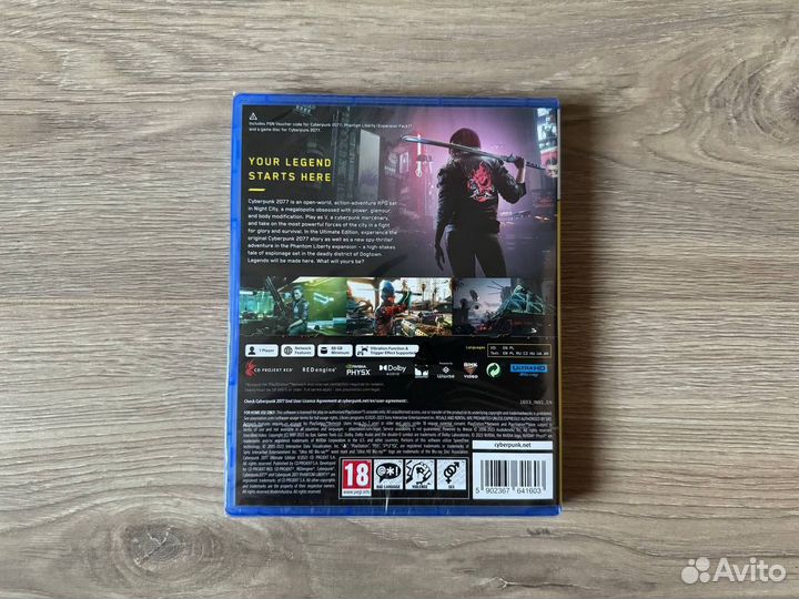 Cyberpunk 2077: Ultimate Edition PS5 (новый диск)