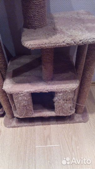 Когтеточка домик для кошки