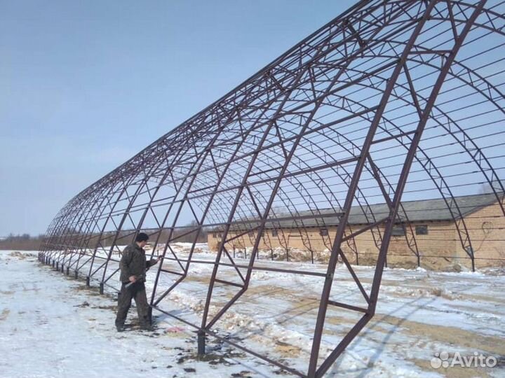 Ангары под ключ (25х37)