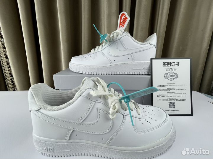 Кроссовки nike air force 1 triple white