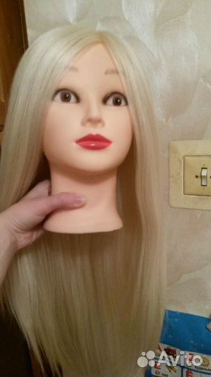 Манекен для причесок, учебная голова, болванка