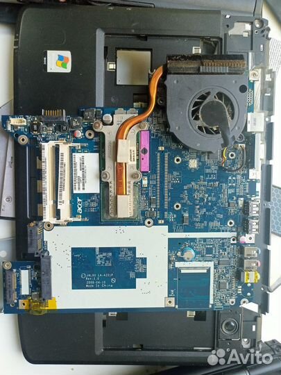 Ноутбук eMachines D520 на разборе