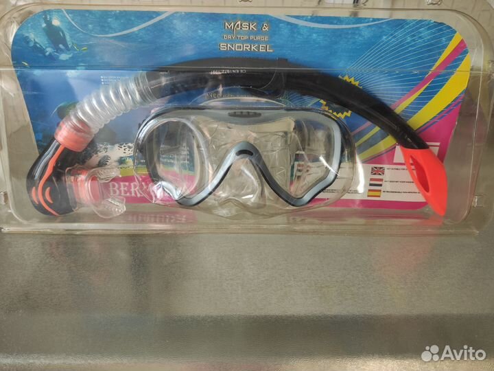 Маска и трубка для плавания