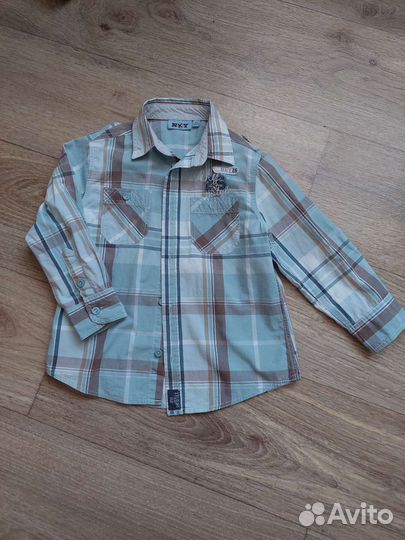 Рубашки и брюки на мальчика, 104