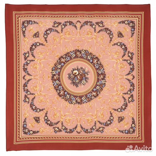 Павловопосадский платок шелк новый