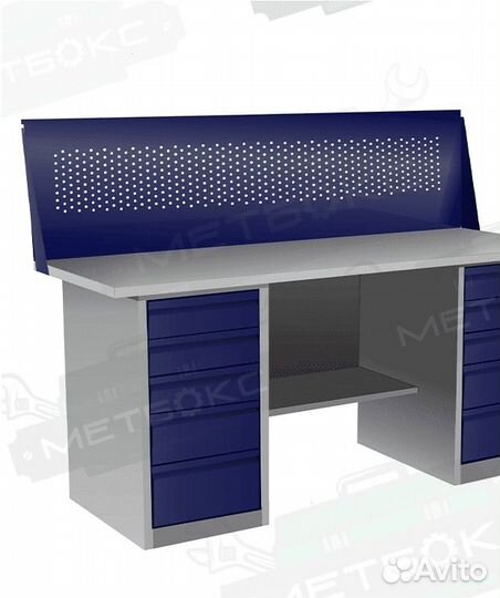 Верстак металлический для гаража/сто/автосервиса