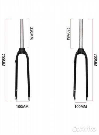 Вилка ригидная vivimax