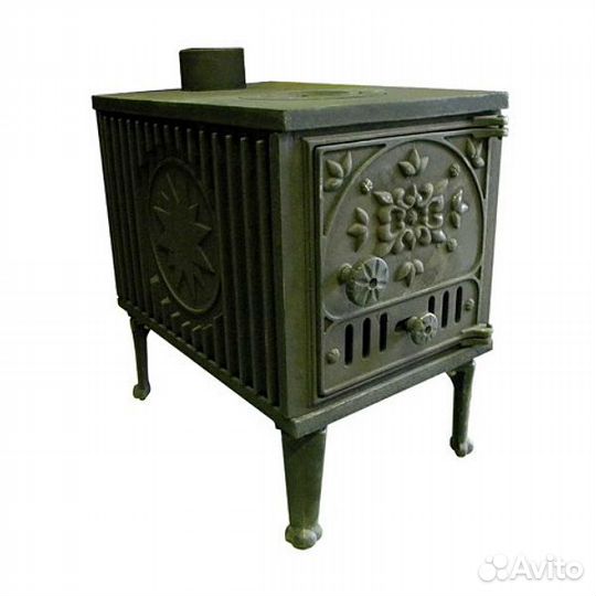 Чугунная отопительная печь