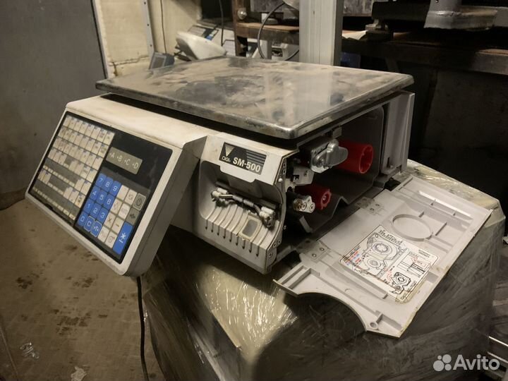 Весы с печатью этикеток на запчасти Digi SM 500