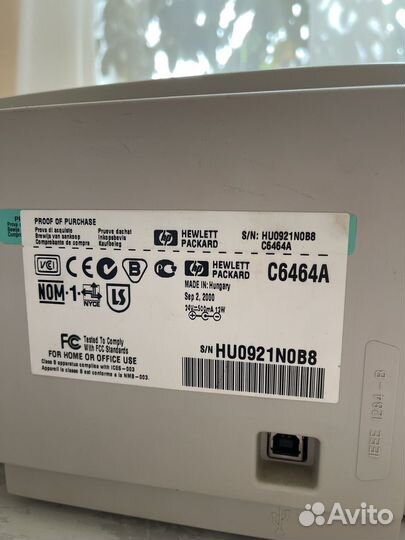 Цветной струйный принтер hp 640 C