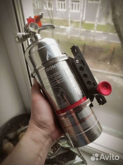 Набор: огнетушитель 1 л. + быстросъемное крепление