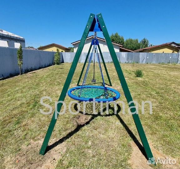 Каркас металлический на двое качелей 