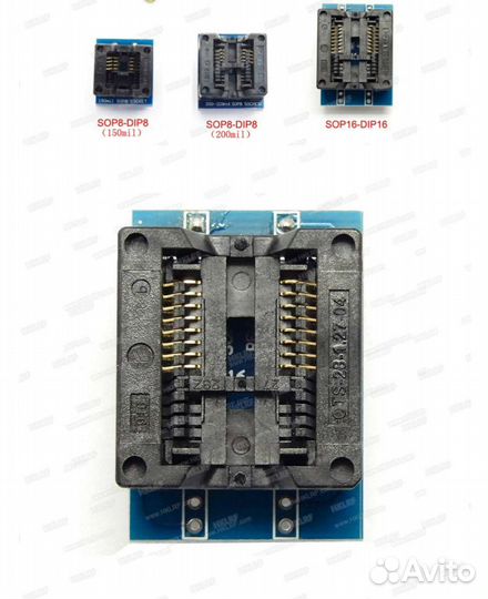 Переходник адаптер SOP8-DIP8/SOP16-DIP16