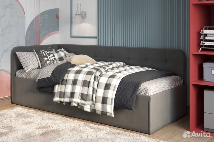 Кровать Лита 800 с пм (левая)