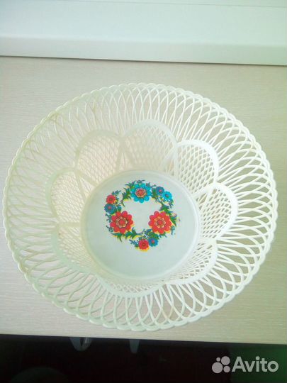 Фруктовница (ваза), хлебница (сухарница)