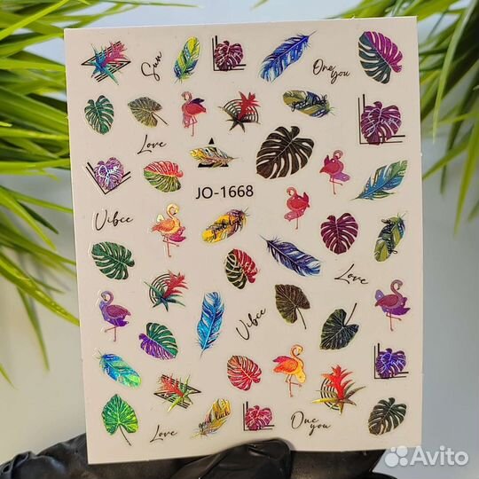 Наклейки для дизайна ногтей