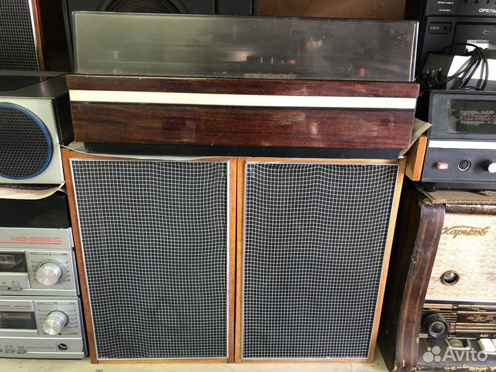 Электрофон вега 003 G-600C + Колонки 10 мас-1М