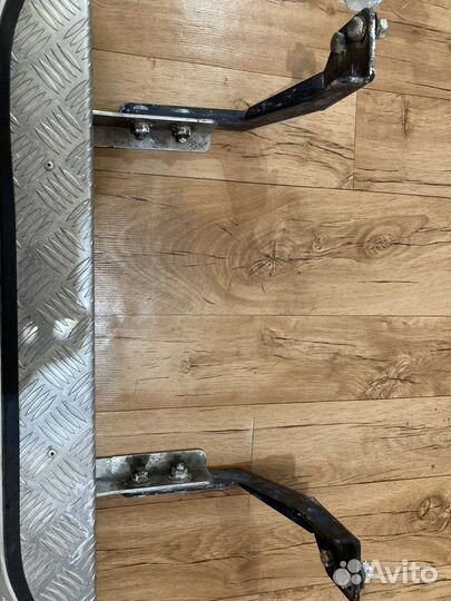 Защита заднего бампера на УАЗ Patriot