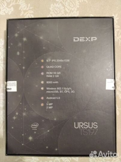 Планшет Dexp Ursus TS197