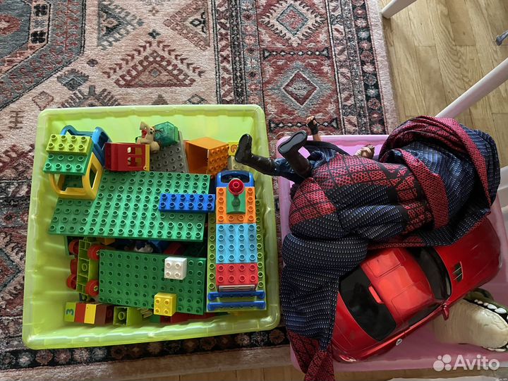 Lego duplo ящик и игрушки для мальчика
