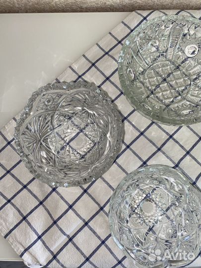 Хрустальные вазы (посуда) СССР
