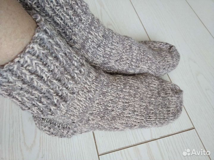 Носки вязаные верблюжья шерсть