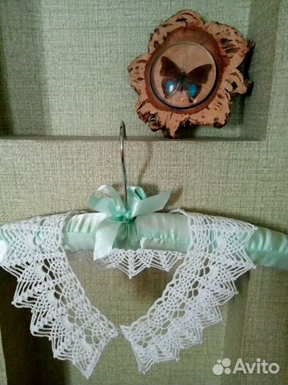 Воротнички ажурные вязаные