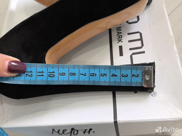 Туфли женские нат. замша 35 размер