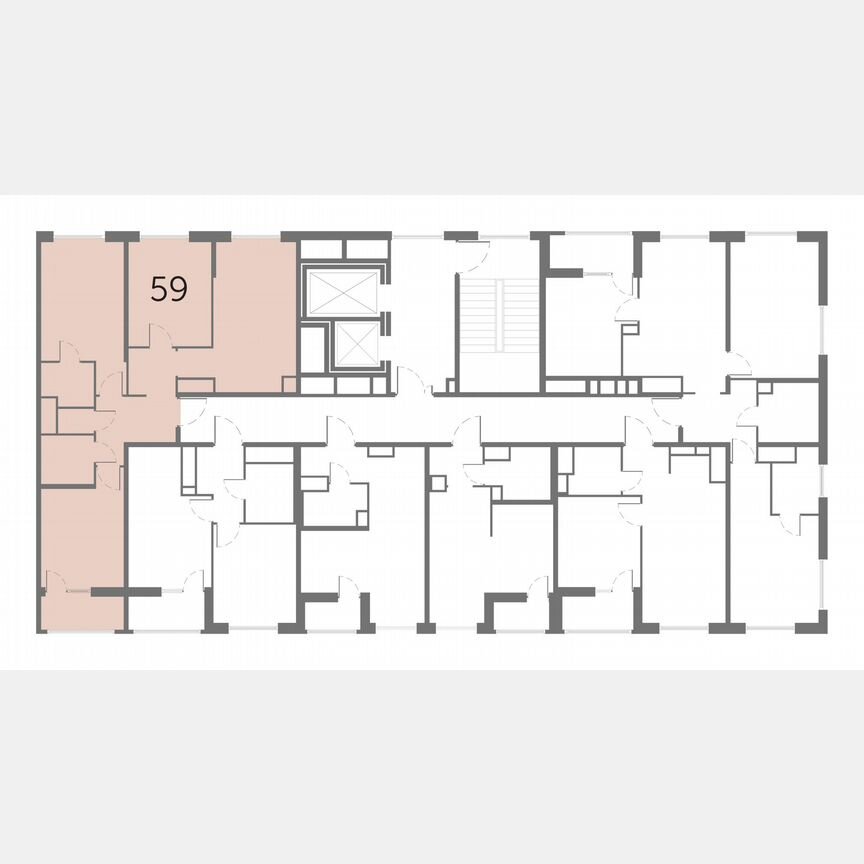 3-к. квартира, 72,4 м², 10/10 эт.