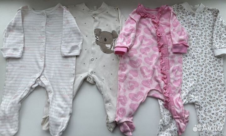 Вещи пакетом для новорожденной девочки