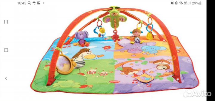 Развивающий коврик tiny love