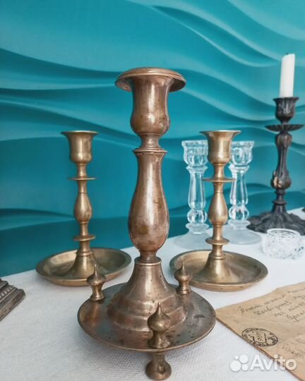 Подсвечники Царская Россия (Бронза)