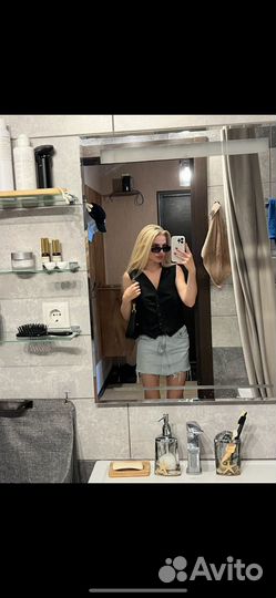 Джинсовая юбка zara