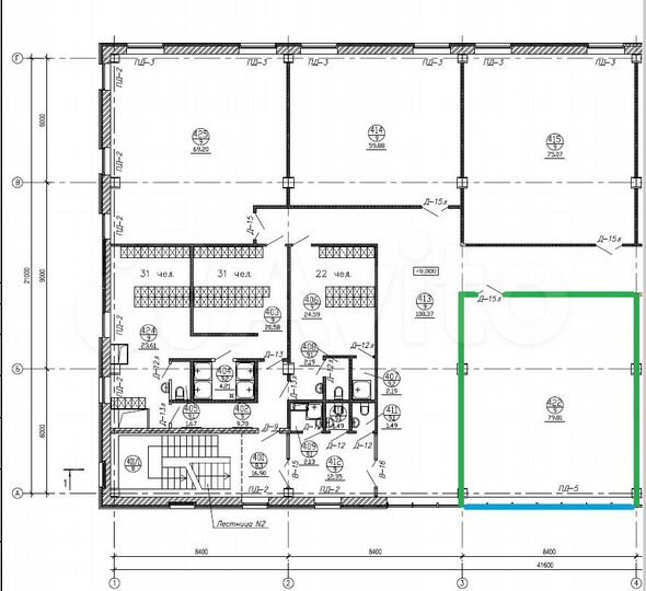 Офис, 79.81 м²