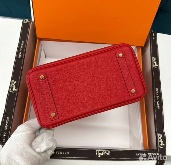 Сумка Hermes birkin 25 красная