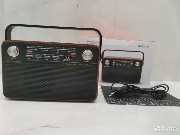 Радиоприемник Bluetooth AUX USB microSD