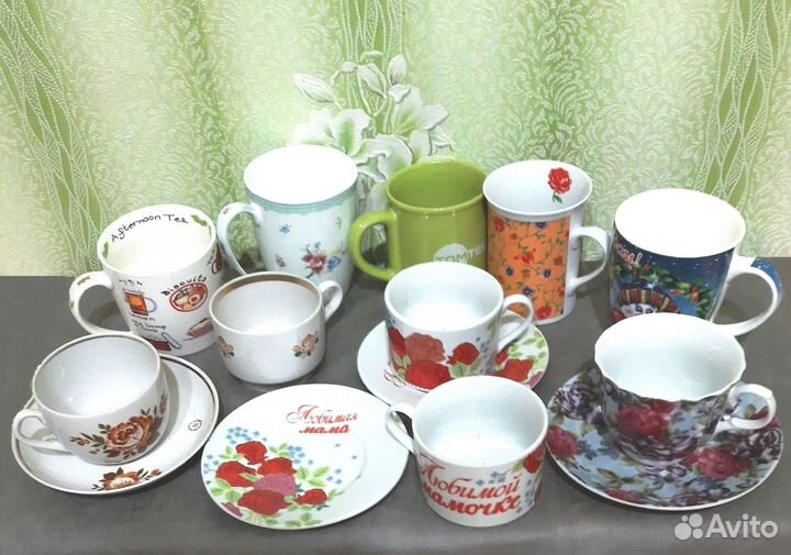 Сервизы, чайные чашки и бокалы