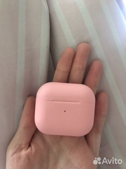 Чехол на airpods 3 розовый