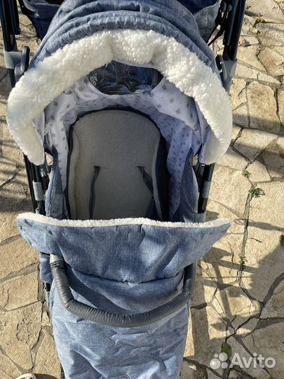 Коляска санки ника 7 8