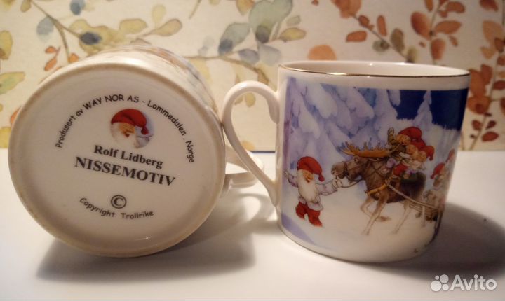 Чашка кофейная Тролли -Норвегия