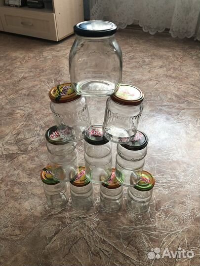 Банки винтовые с крышками