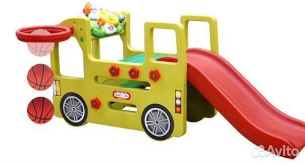 Горка-автобус Happy Box