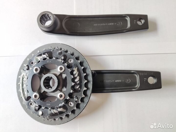 Каретка Neco, шатуны система переключатель Suntour