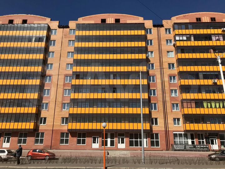 2-к. квартира, 54,9 м², 6/9 эт.
