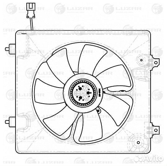 Вентилятор кондиционера Honda CR-V III 2.0i