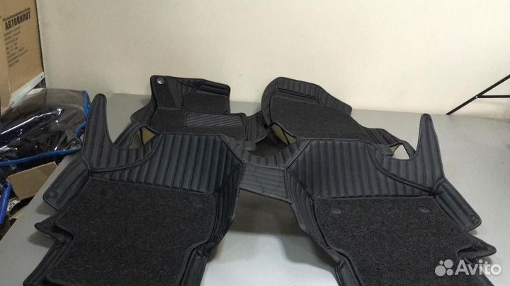 3D Коврики Mitsubishi Pajero Sport 4 из Экокожи